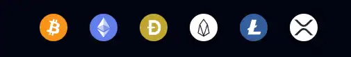 Crypto-opties in de DelOro betaalinterface